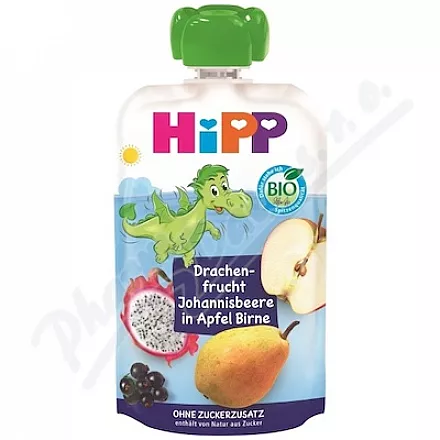 HiPP kapsička jab-hruš-dračí ov.-rybíz BIO 1r 100g