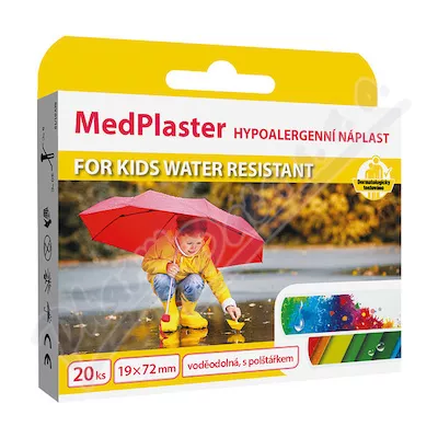 MedPlaster Náplast KIDS water resist.19x72mm 20ks