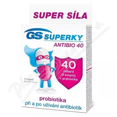 GS Superky Antibio 40 cps.10 CZ/SK