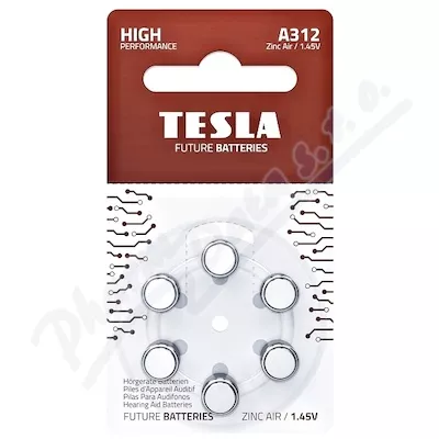 TESLA BATTERIES A312 Hearing aid (PR41) 6ks