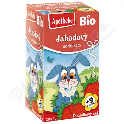 Dětský BIO Pohádkový čaj Jahodový se šípkem 20x2g