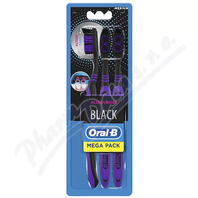 Oral-B Allrounder Black Manuál.zubní kartáček 3ks