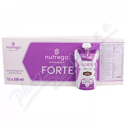 nutrego FORTE chocolate por.sol.12x200ml
