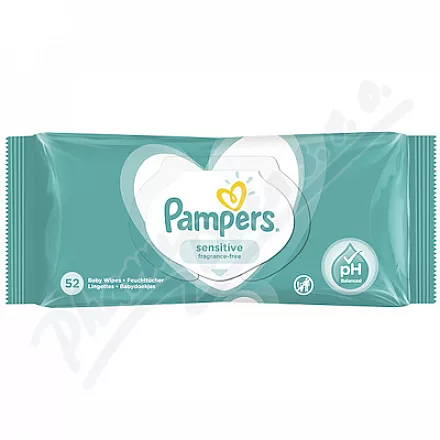 Chusteczki nawilżane Pampers Sensitive 52 szt