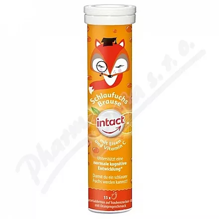 Intact Smart fox gel. vit.C Orange fizz.tbl.15