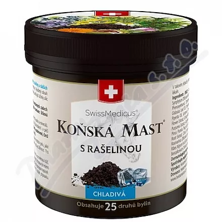 SwissMedicus Koňská mast s rašelinou chlad.250ml