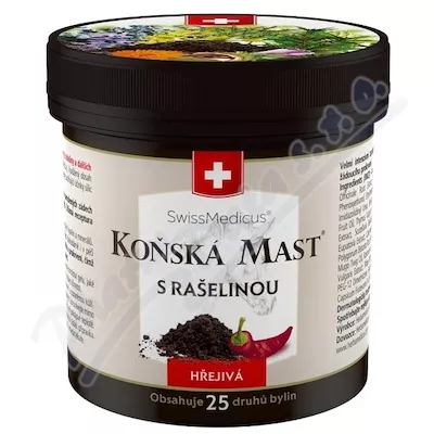 Koňská mast s rašelinou hřejivá 250 ml