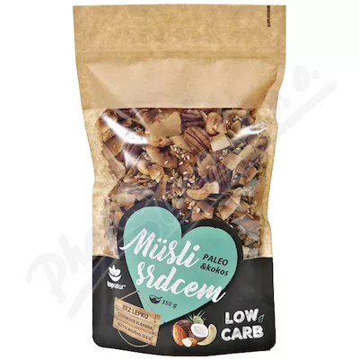 Müsli srdcem Paleo&Kokos Low Carb 350g TOPNATUR