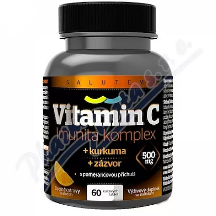 Witamina C 500mg Kurkuma na odporność + imbir tbl.60