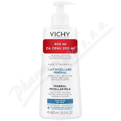 VICHY PURETÉ THERMALE Mleczko micelarne 400ml