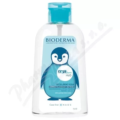 BIODERMA ABCDerm H2O micelární voda 1L - odličování,odličování obličeje,čištění obličeje,čistění pleti,