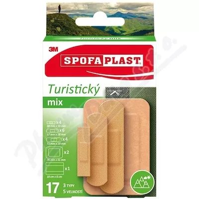 3M Spofaplast 604 Turistický mix 17ks