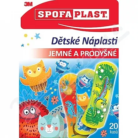 3M Spofaplast 116 Plastry dla dzieci 72x25mm 20szt