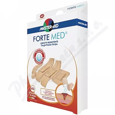 Wodoodporne plastry Forte Med Fixed 40 szt. 5 rozmiarów.