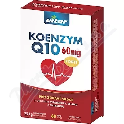 Vitar Coenzyme Q10 Forte 60 mg 60 kapsułek