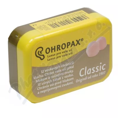 Woskowe zatyczki do uszu Ohropax Classic 12 szt