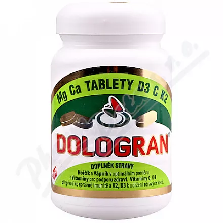 DOLOGRAN tabletki Mg Ca D3 C K2 tb.60 (90g)