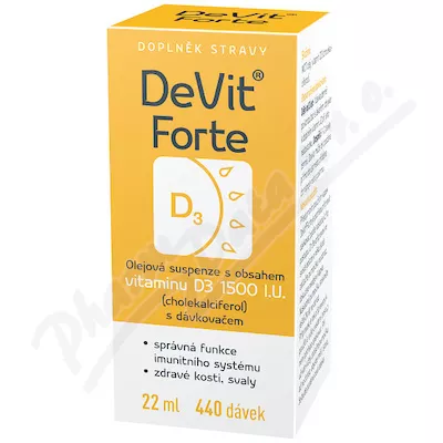 DeVit Forte gtt. 22ml 440 dávek 1500 I.U.