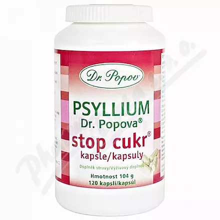 Dr.Popov Psyllium Stopcukr cps.120