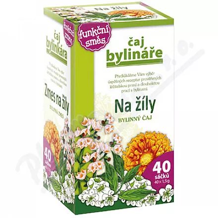 Čaj Bylináře Na žíly 40x1.5g