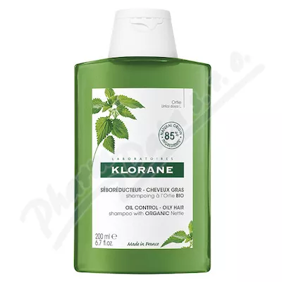 KLORANE Szampon z BIO pokrzywą do włosów przetłuszczających się 200ml