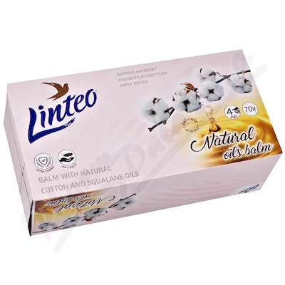 LINTEO 4 warstwowe kieszenie papierowe 70szt BOX balsam+olej