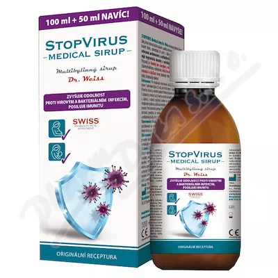 STOPVIRUS Syrop medyczny Dr. Weiss 100+50ml WIĘCEJ