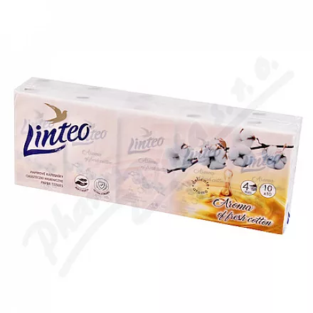 Linteo Papírové kapes.sv.vůně bavlny 4vrst.10x10ks