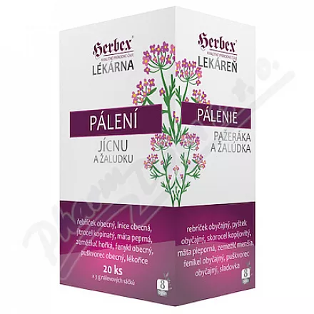 HERBEX Apteka Oparzenie przełyku i żołądka n.s.20x3g