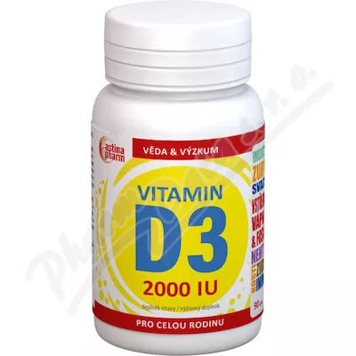 Astina Vitamin D3 2000IU cps.90