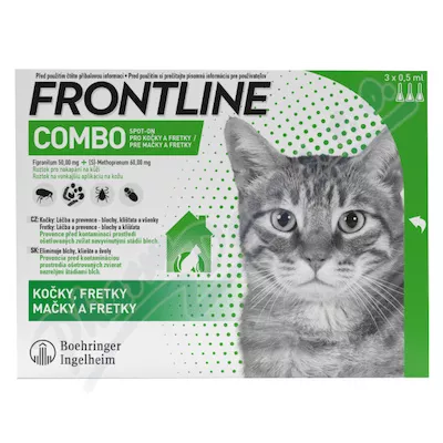 Frontline Combo Spot-on cat a.u.v.sol.3x0.5ml - Veterinární přípravky a potřeby pro vaše mazlíčky.