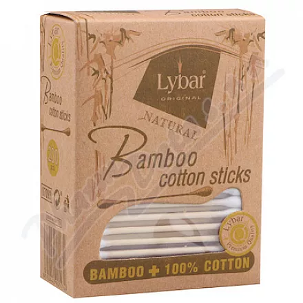 Lybar Waciki kosmetyczne Natural pudełko 200szt