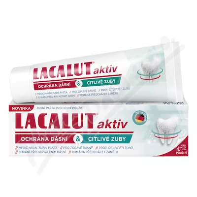 Lacalut Aktiv ochr.dásní&citl.zuby zub.pasta 75ml