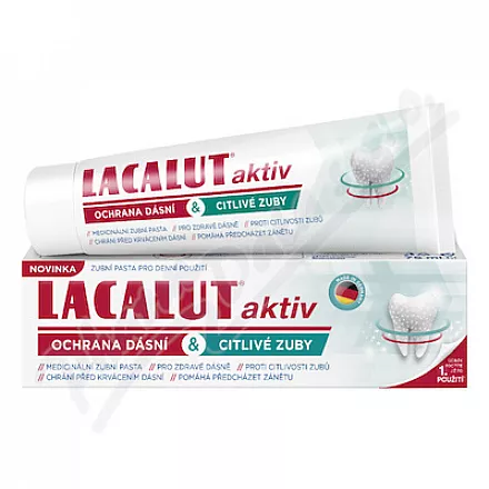 Lacalut Aktiv ochrona dziąseł i wrażliwych zębów 75ml