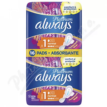 Always Platinum Normal 1 podpaski 16szt
