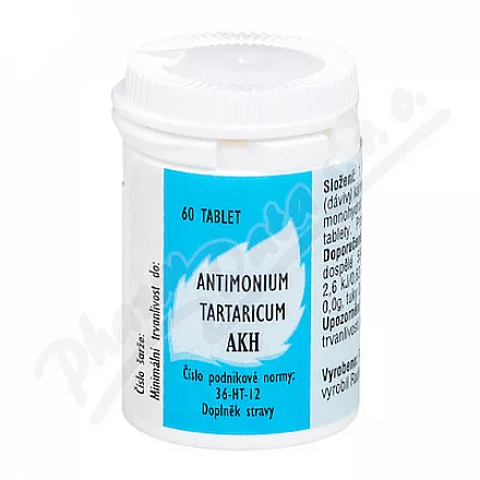 Antimonium tartaricum AKH tbl.60
