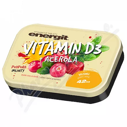 Energit Witamina D3+acerola tbl.42