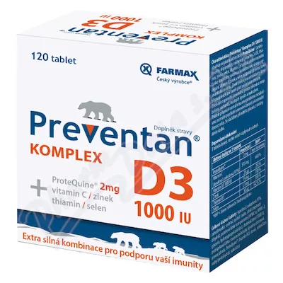 Preventan Complex D3 1000IU tbl.120