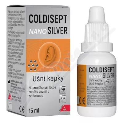 Coldisept nanoSilver krople do uszu 15ml