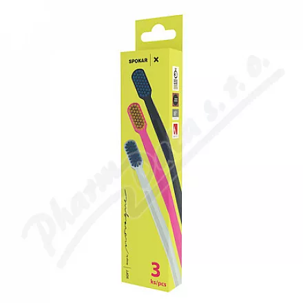 SPOKAR X zubní kartáček Soft 3ks