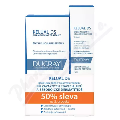 DUCRAY Kélual DS šampon 100ml+DS krém 40ml