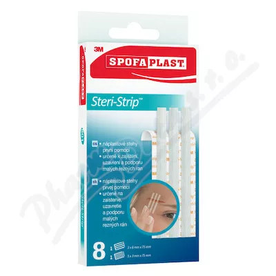 3M Spofaplast 801 Steri-Strip szwy do plastrów 8szt