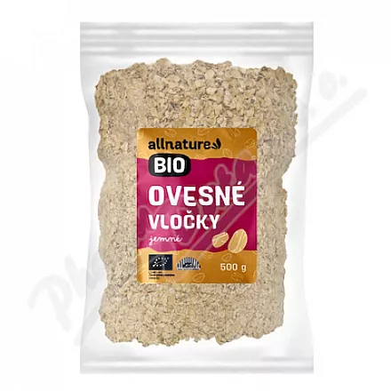 Allnature Płatki owsiane drobne BIO 500g