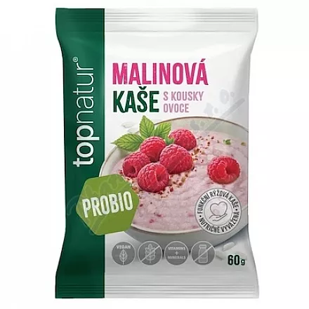 Topnatur Probio rýžová kaše malina 60g