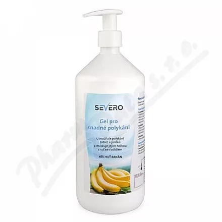 SEVERO żel ułatwiający połykanie banan 1 litr