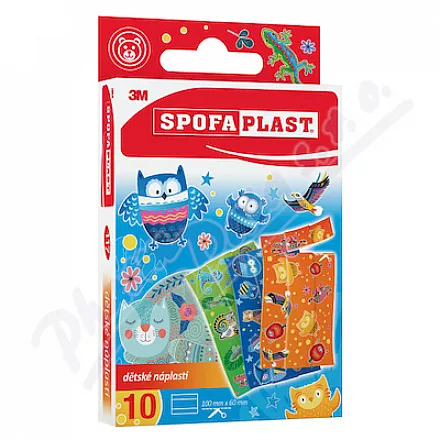 3M Spofaplast 117 Plastry dla dzieci 10cmx6cm 10szt