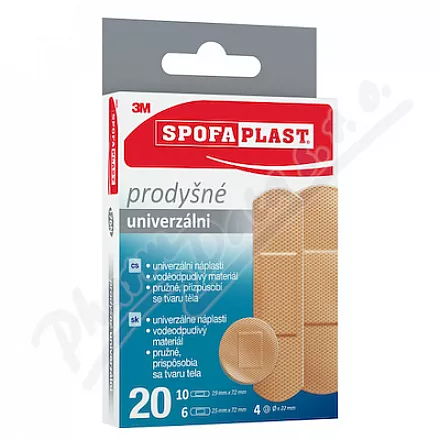 3M Spofaplast 176N Uniwersalna mieszanka plastrów 20szt