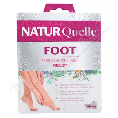 NATURQuelle FOOT exfoliační ponožky 2x20ml