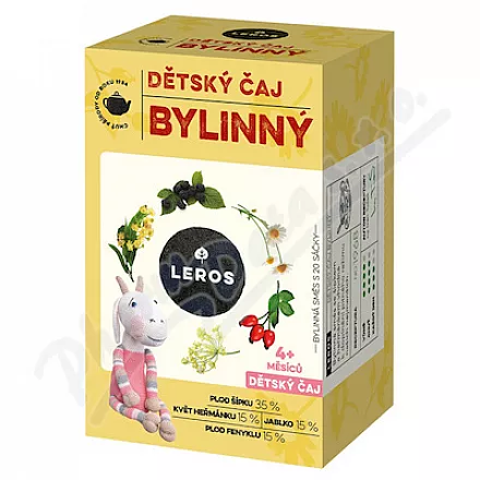 LEROS Dětský čaj bylinný 4m 20x1.8g