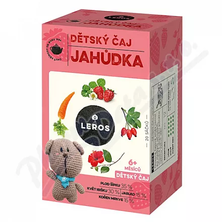 LEROS Herbatka dla dzieci Truskawka 20x2g